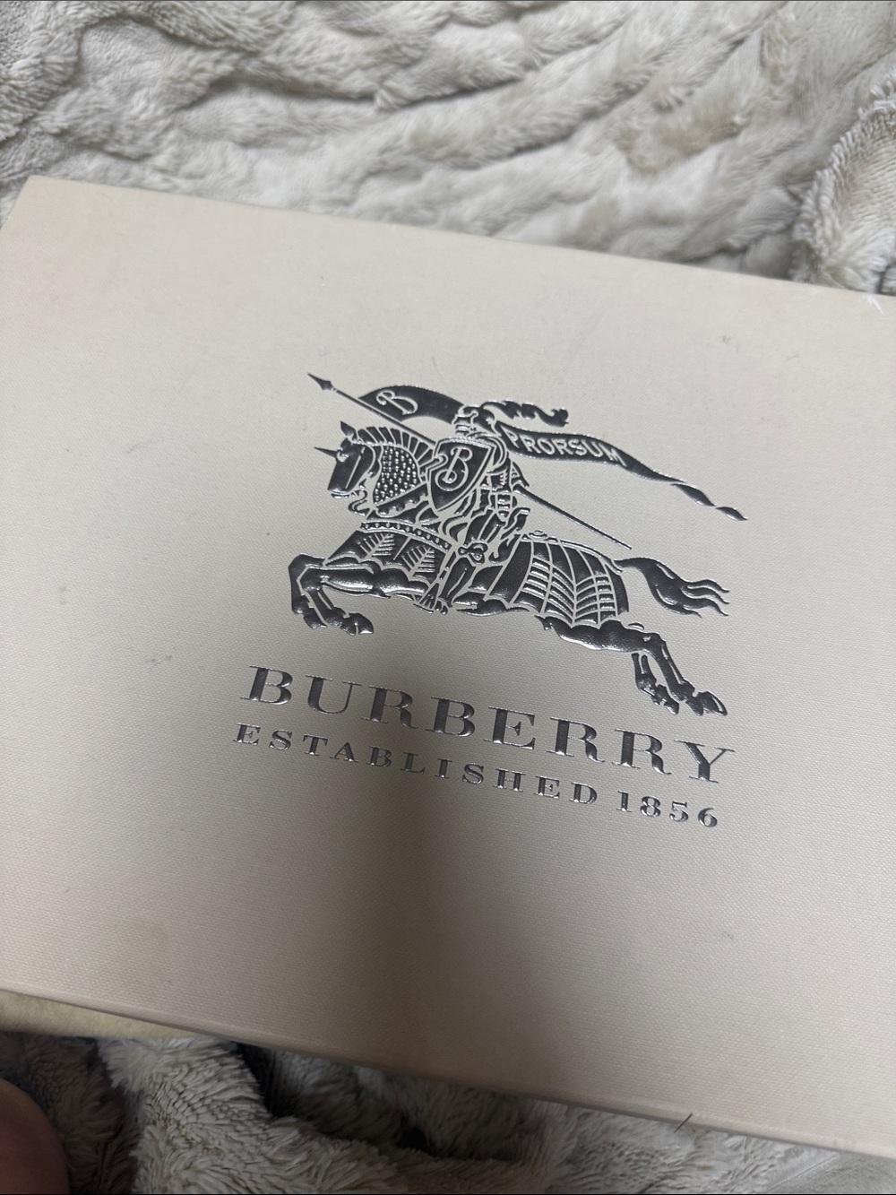 Burberry Classic Plaid Tote Bag in Beige with Black Trim - Picture 10 of 10